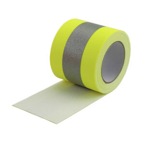 Cinta Reflectiva Ignífuga Amarilla 75mm x Gris 25mm Grippo para Costura